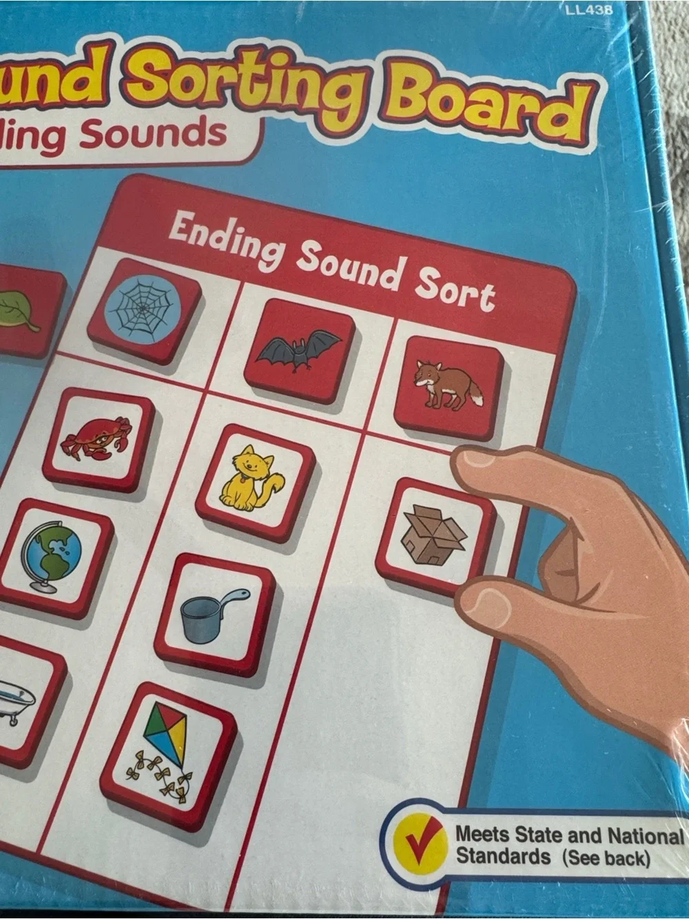 Lakeshore Ending Sounds Magnetic Sorting Board for phonemic awareness NIB